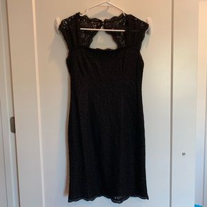 Nordstrom black lacy dress